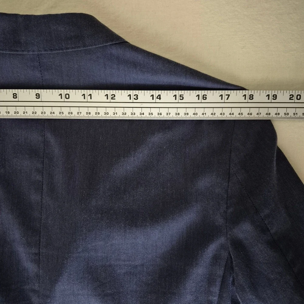 J.Crew Ludlow Blazer Mens 38R Navy Blue Somelos Cotton Stretch Sport Coat